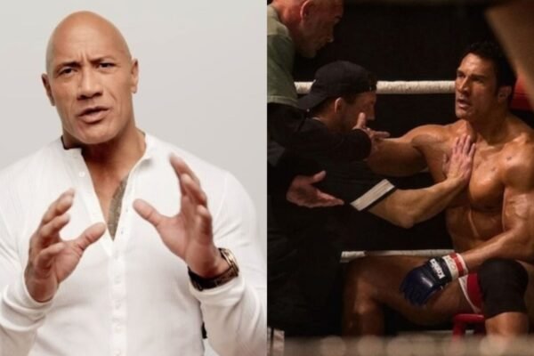 dwayne johnson coração de lutador