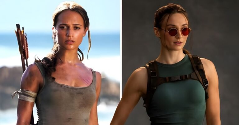 Tomb Raider | Alicia Vikander elogia visual de Sophie Turner como Lara Croft